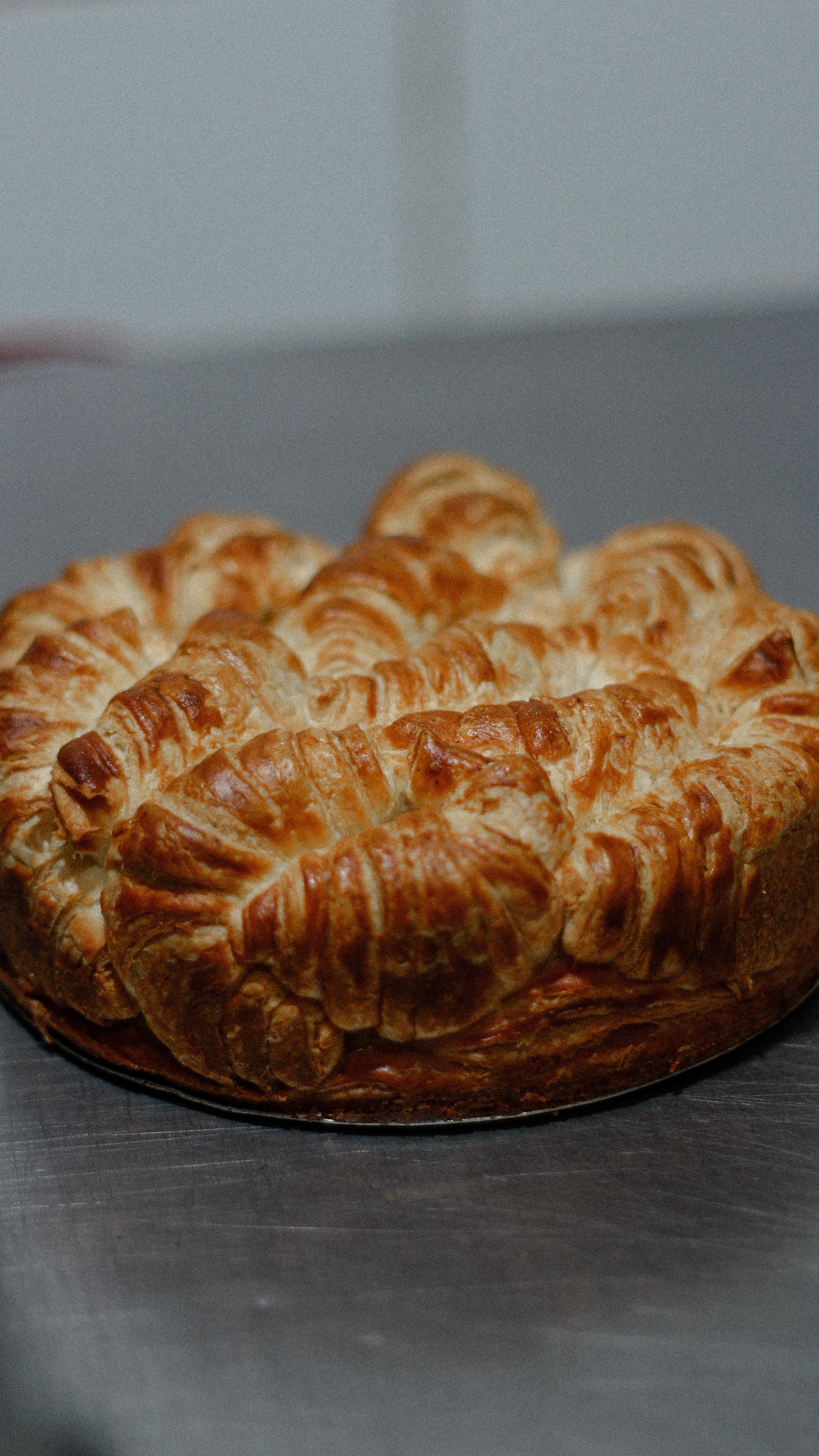 Torta folhada dourada
